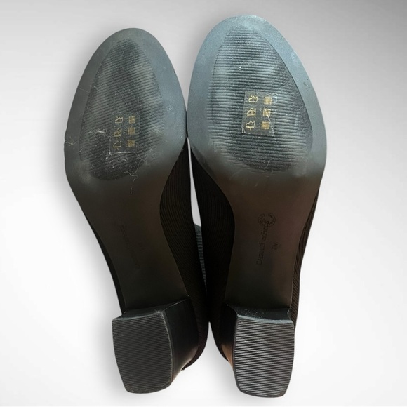 L'AMOUR DES PIEDS Picarus Black Stretch Knit Bootie With Heel Size 7 | EUC - Picture 8 of 8